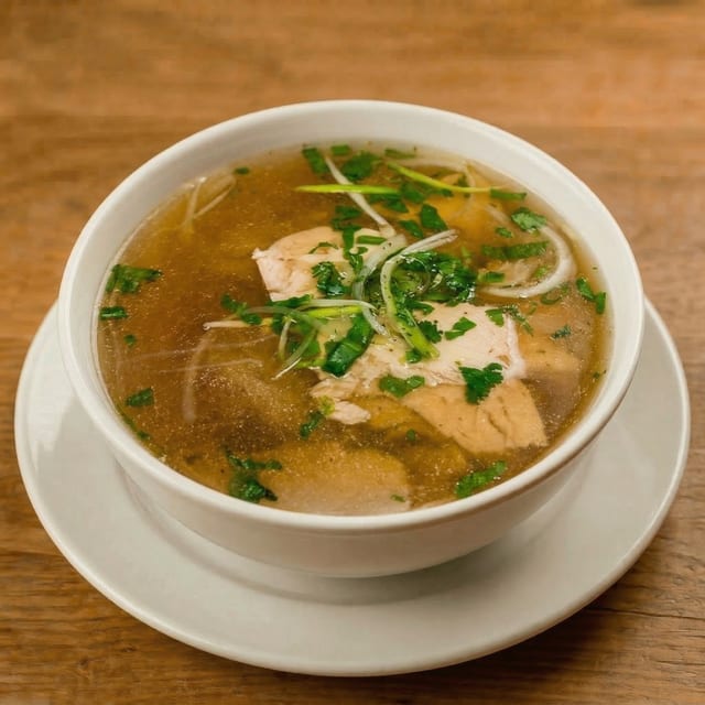 Classic Chicken Noodle Soup.