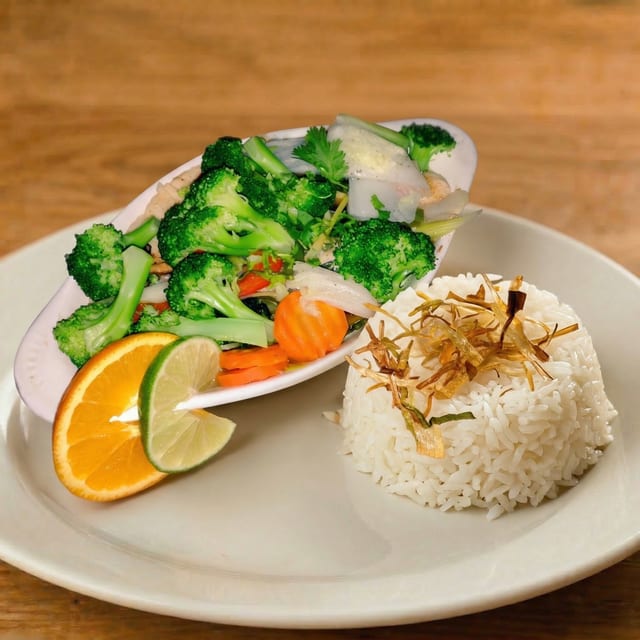 Steamed Fish.