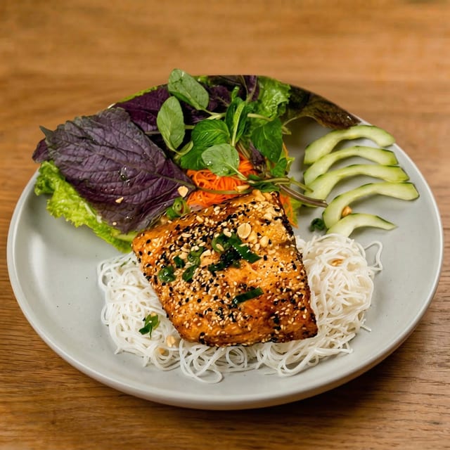 Sesame Salmon.