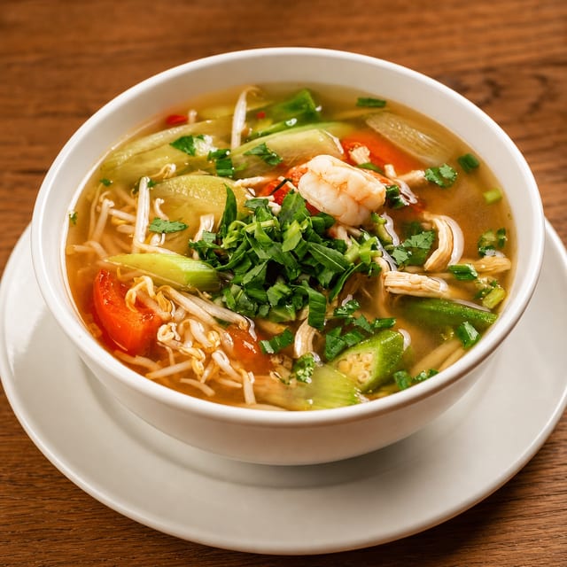 Hot & Sour Soup.