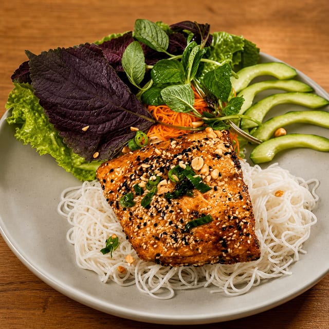 Sesame Salmon.