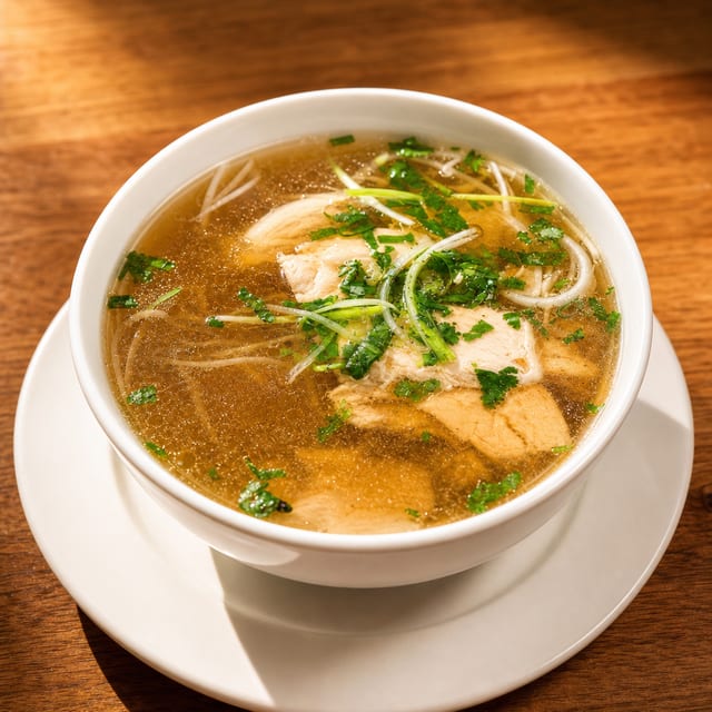 Classic Chicken Noodle Soup.