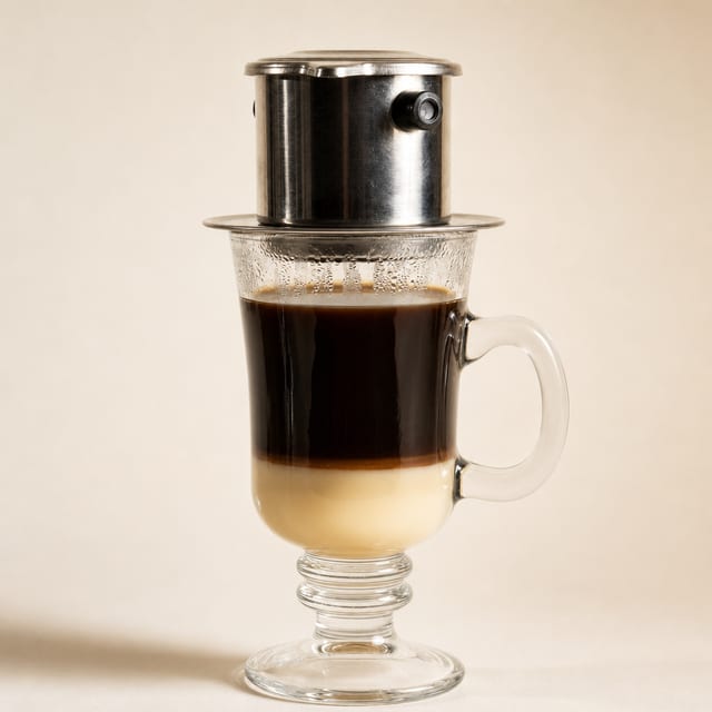 Vietnamese Iced Coffee.